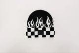 Checker Flame Beanie