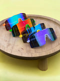 Neon cycling sunnies