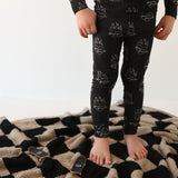 Bamboo Two Piece Pajamas | Flaming Hearts