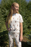 Child Boxy Tee Lounge Set | Santa Teddy