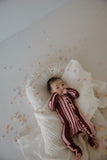 Bamboo Zip Pajamas | Sweetheart Stripes