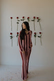 Women's Bamboo Button Up Lounge Set | Sweetheart Stripes