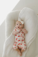 Shortie Bamboo Zip | Cherry Orchard