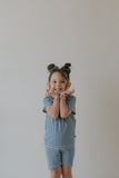 Bamboo Short Set | Blue Gingham