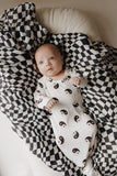 Bamboo Knotted Gown | Black & White Yin-Yang