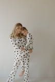 Women's Bamboo Pajama | Black & White Yin Yang