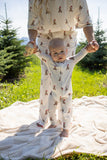 Bamboo Zip Pajamas | Santa Teddy