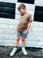 Olive bamboo tee