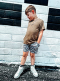 Olive bamboo tee
