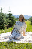 Women's Boxy Tee Lounge Set | Santa Teddy