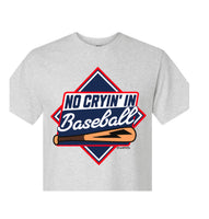 No Cryin' | Ash Grey Graphic T-shirt