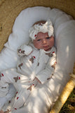 Bamboo Zip Pajamas | Santa Teddy