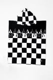 Checker Flame Hooded Towel