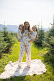 Women's Boxy Tee Lounge Set | Santa Teddy