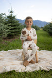 Bamboo Two Piece Pajamas | Santa Teddy