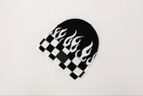 Checker Flame Beanie