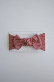 Bamboo Head Wrap | Peppermint Stripe Ribbed