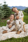 Bamboo Two Piece Pajamas | Santa Teddy