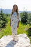 Women's Boxy Tee Lounge Set | Santa Teddy