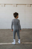 Bamboo Two Piece Pajamas | Black Gingham