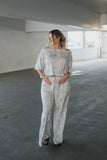 Women's Bamboo Crop Tee Lounge Set | Woodland