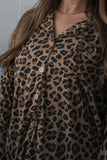 Women's Bamboo Button Up Lounge Set | Leopard