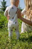 Bamboo Zip Pajamas | Santa Teddy