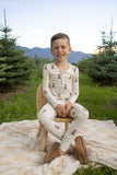 Bamboo Two Piece Pajamas | Santa Teddy