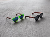 Kid’s electric checks bamboo shades