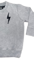 Grey Acid Wash Sweatshirt