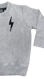 Grey Acid Wash Sweatshirt