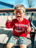 Red flame polarized cycling sunnies restock