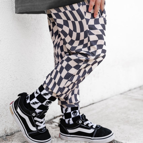 TRIPPY Ribbed Joggers