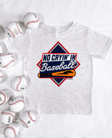 No Cryin' | Ash Grey Graphic T-shirt