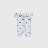 Shortie Bamboo Zip | Americana Ribbed