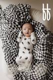 Bamboo Knotted Gown | Black & White Yin-Yang