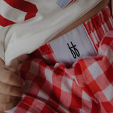 Child Boxer Shorts | Scarlet Gingham