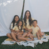Girl's Bamboo Short Set | Citron
