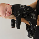Bamboo Zip Pajamas | Flaming Hearts