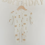 Bamboo Zip Pajamas | Birthday Girl