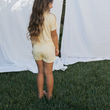 Girl's Bamboo Short Set | Citron