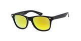 Black mirrored wayfarers