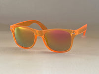 Mirrored translucent wayfarers