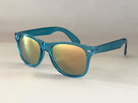 Mirrored translucent wayfarers