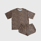 Women's Bamboo Short Set | Leopard