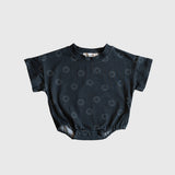 Short Sleeve Romper | Smiley
