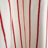 Knit Ruffle Romper | Picnic Pinstripe