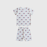 Bamboo Short Set | Americana Ribbed
