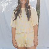 Women's Bamboo Short Set | Citron