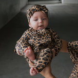 Bamboo Zip Pajamas | Leopard